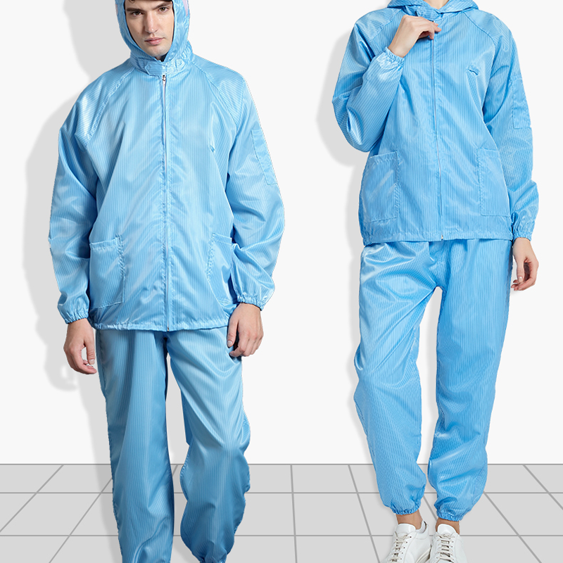 LN-1560103 Vêtements antistatiques pour salle blanche ESD Combinaison anti-poussière Vêtements de protection de laboratoire