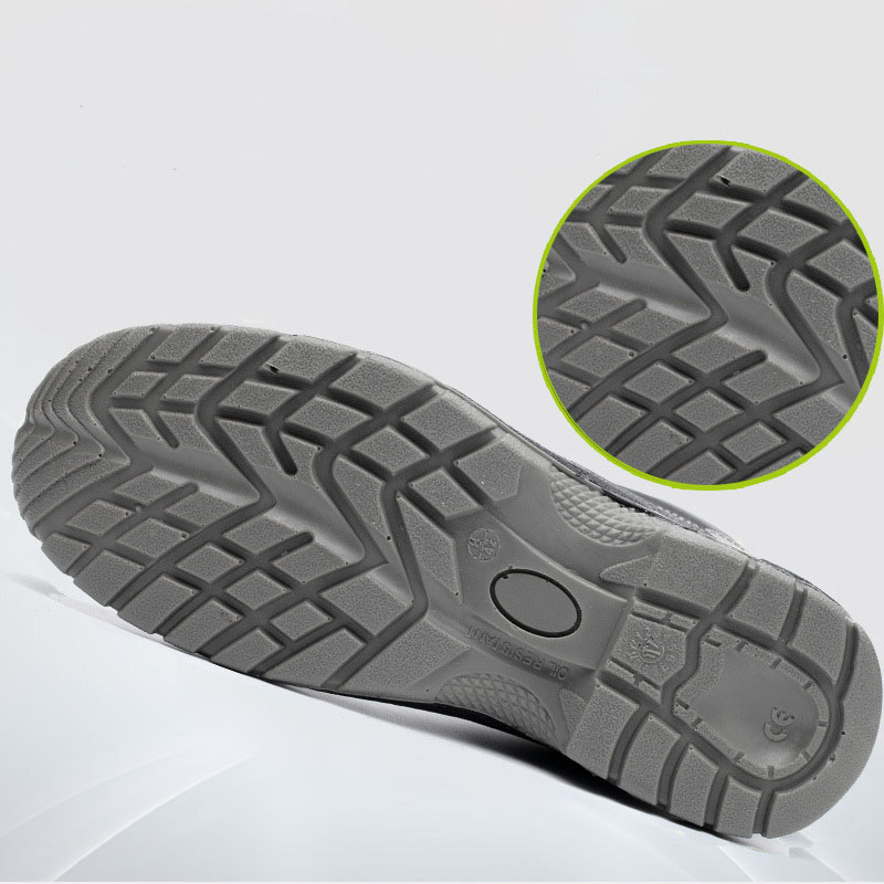 Chaussures de jogging de sécurité industrielle Leenol Bottes à bout en acier pour hommes