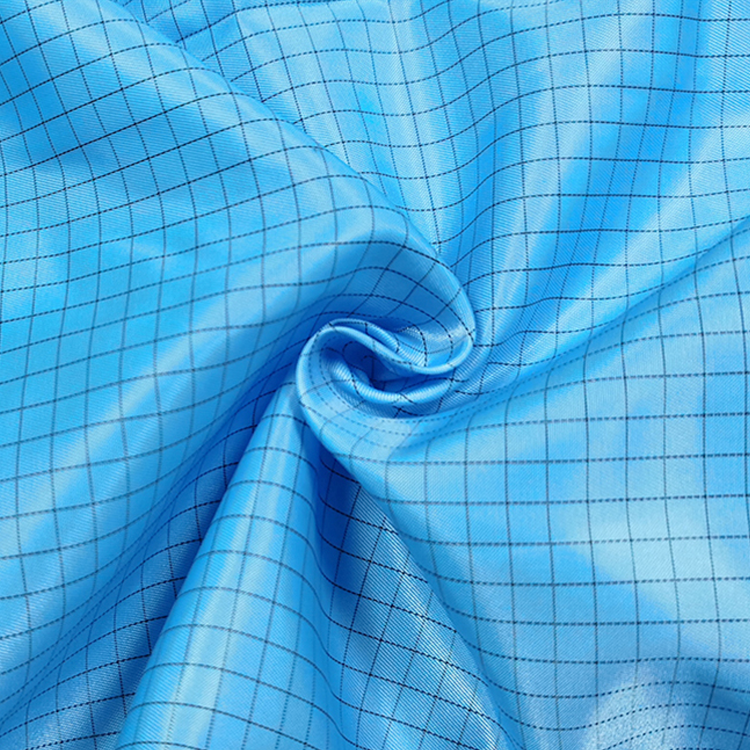 Tissu antistatique lavable en tissu polyester ESD de grille de 5 mm 